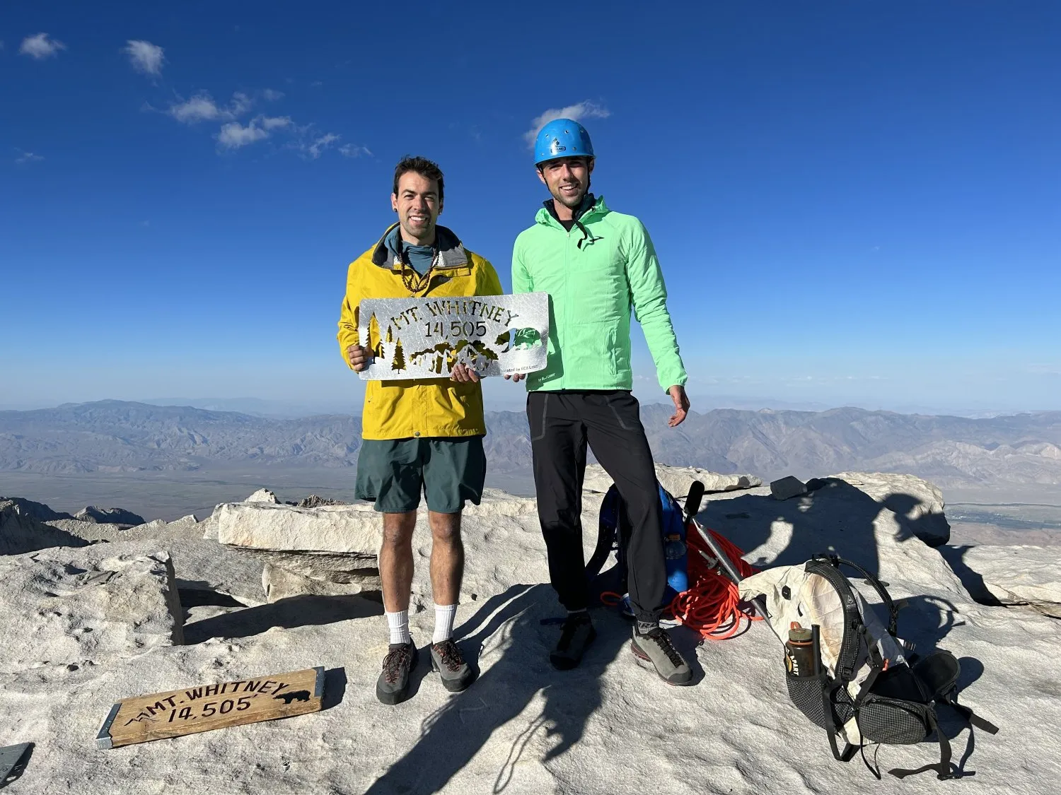 Vince, On the summit of Mt. Whitney