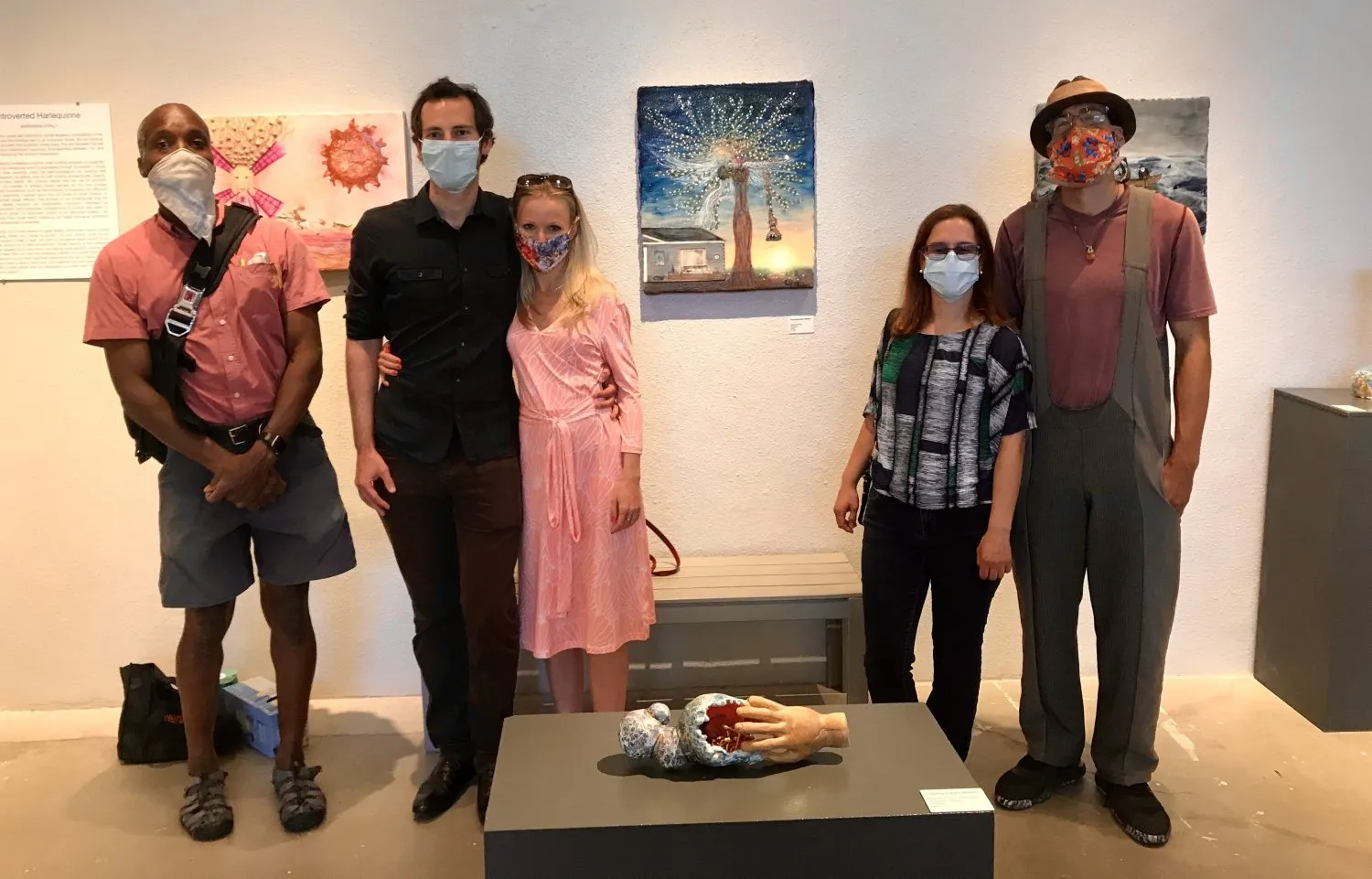Vince, His sculpture, his exhibit